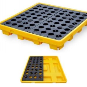 4 DRUM SPILL PALLET – LOW PROFILE