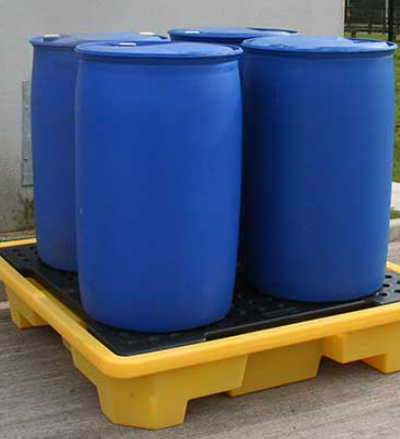 JONESCO 4 DRUM STACKABLE SPILL PALLET SJ-110-006